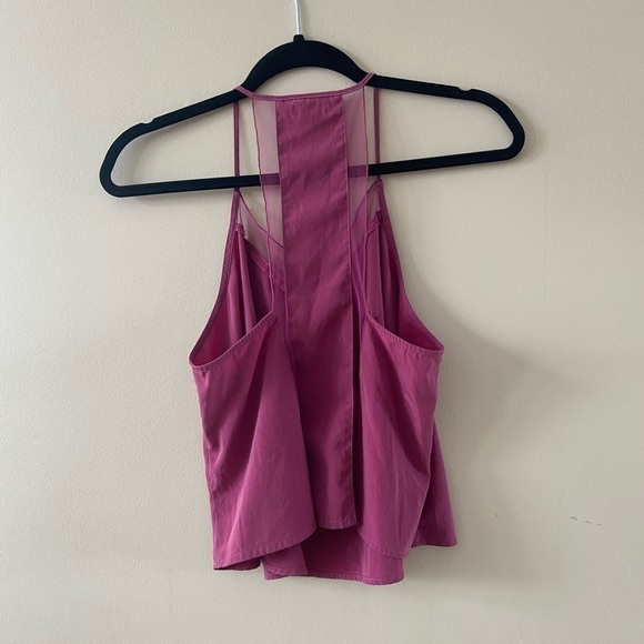 INTIMATELY by Free People Mauve Purple Flowy Boho Mesh Tank Size Small - Picture 5 of 14